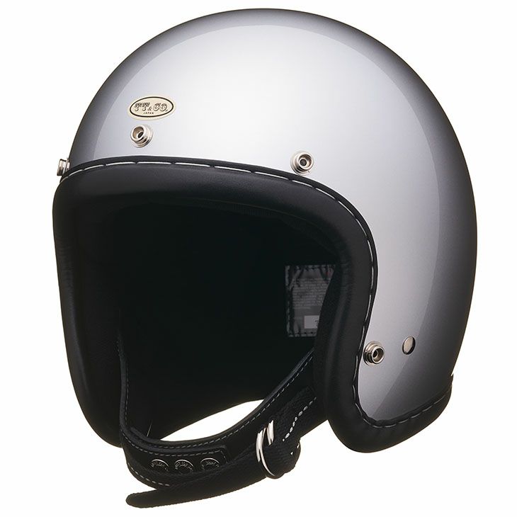 DOT SUPER MAGNUM GENUINE LEATHER TRIM BLACK LEATHER SILVER METALLIC