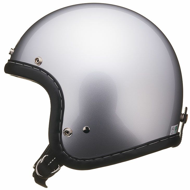 DOT SUPER MAGNUM GENUINE LEATHER TRIM BLACK LEATHER SILVER METALLIC