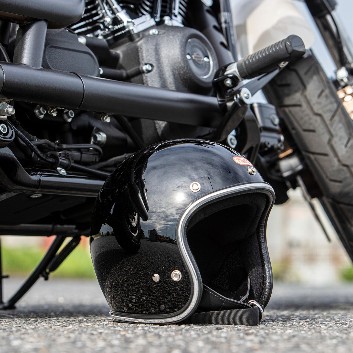DOT SUPER MAGNUM CHROME TRIM BLACK