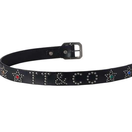 HTC × TT&CO. Genuine Leather Studded Belt - Limited Edition