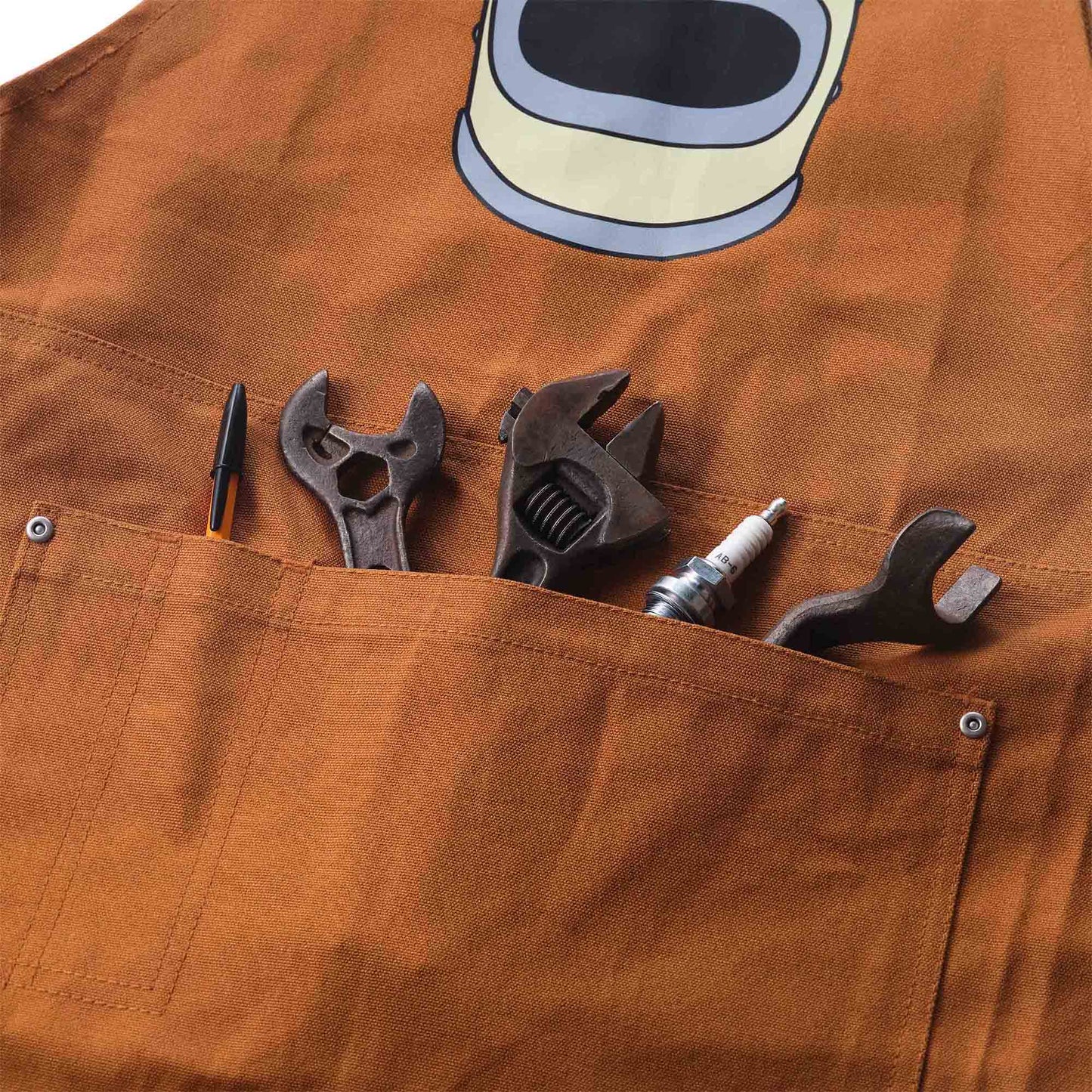 Baby Star Apron Camel