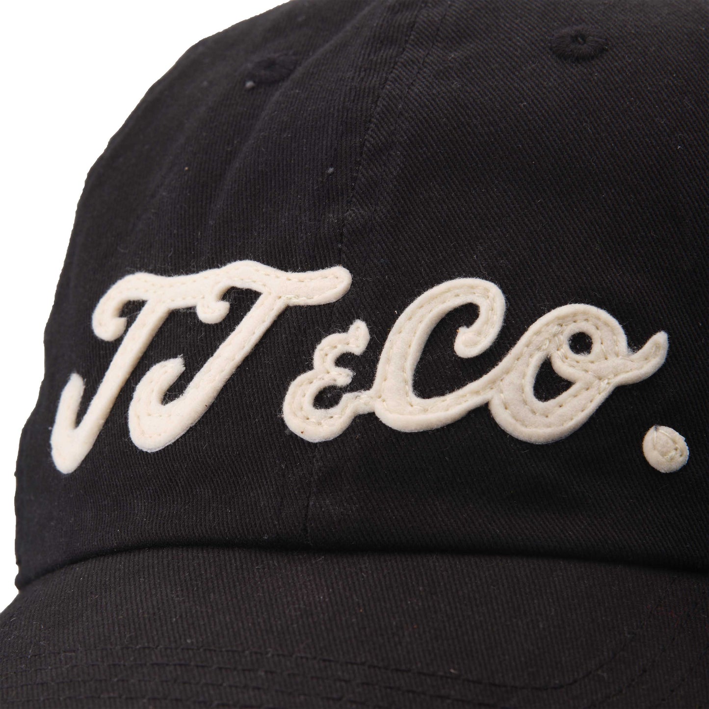 TT&CO. CAP BLACK WHITE LOGO
