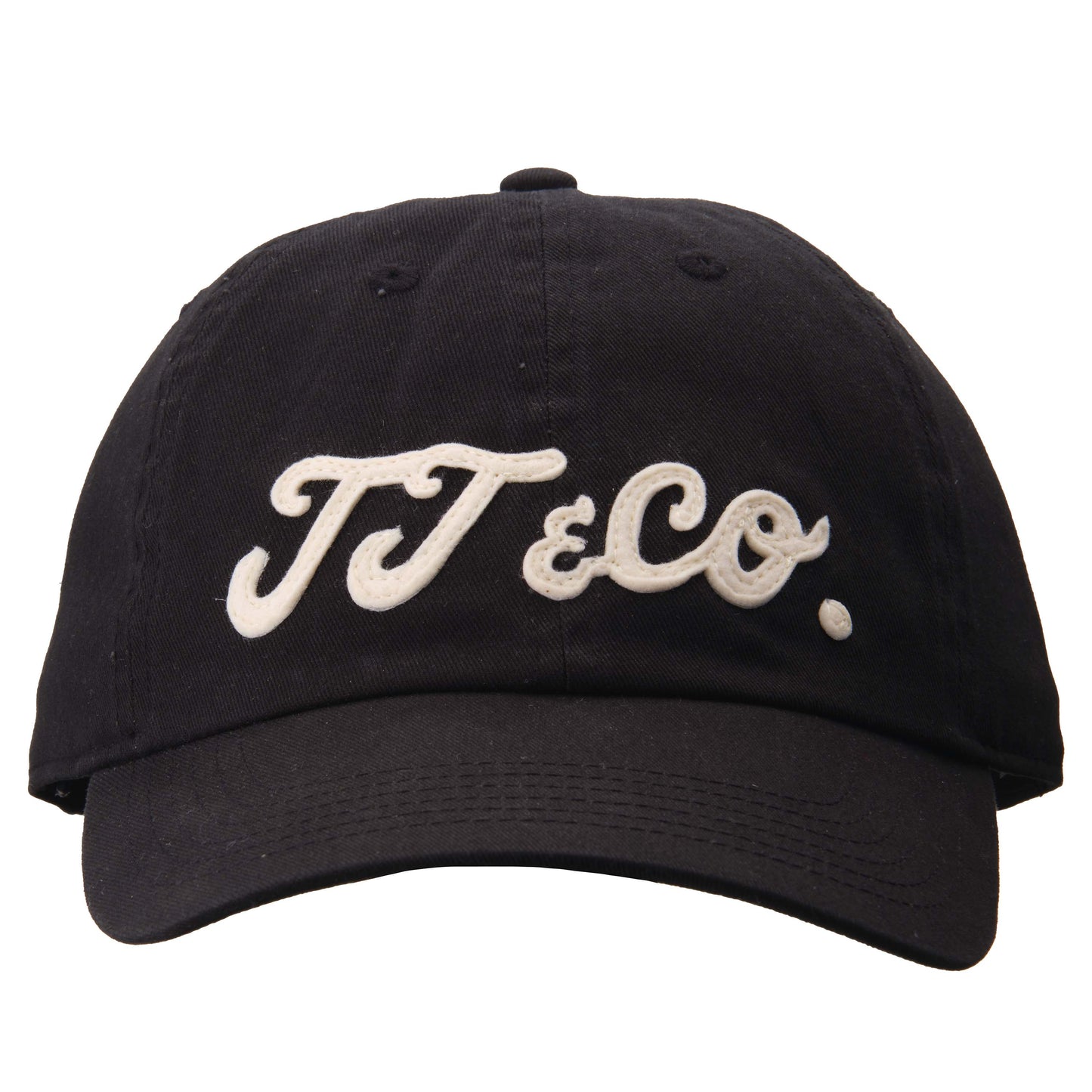 TT&CO. CAP BLACK WHITE LOGO