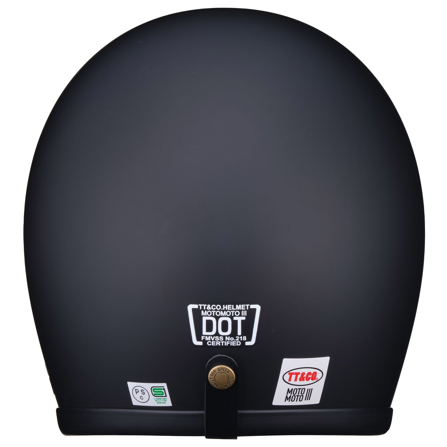 MOTOMOTO3 SG/DOT STANDARD MATT BLACK