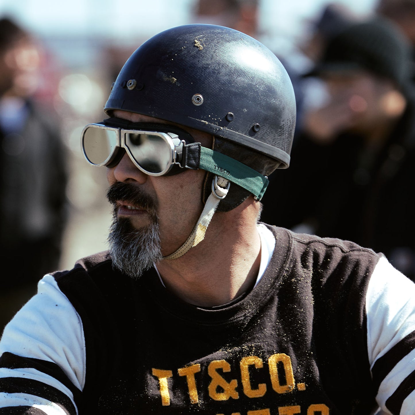 TT GOGGLES MODEL B SILVER
