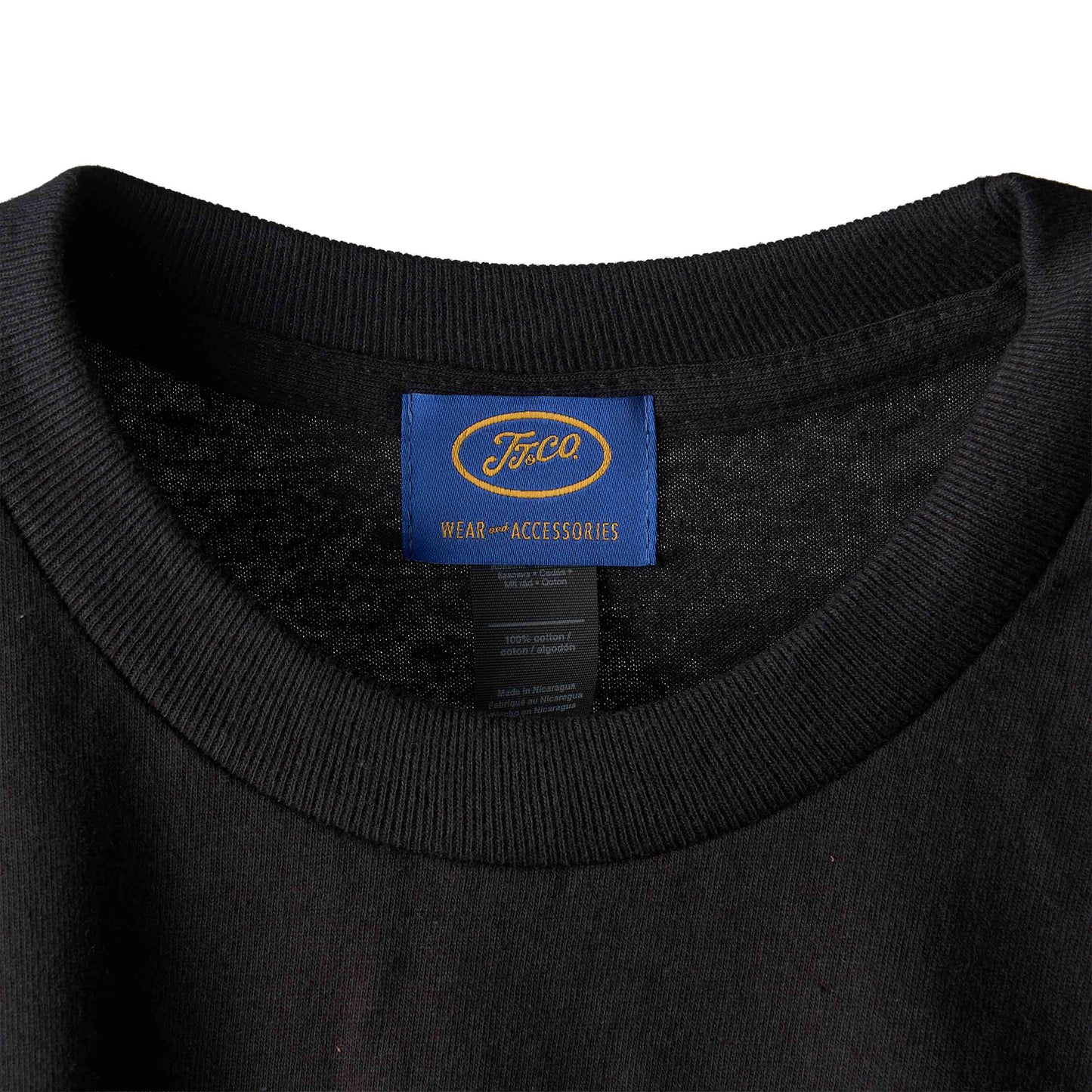 PANCHO1 L/S T-SHIRT BLACK