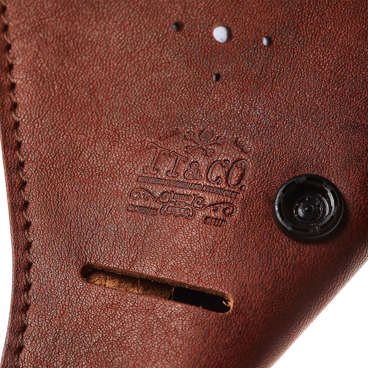EAR COVERS GENUINE LEATHER BROWN