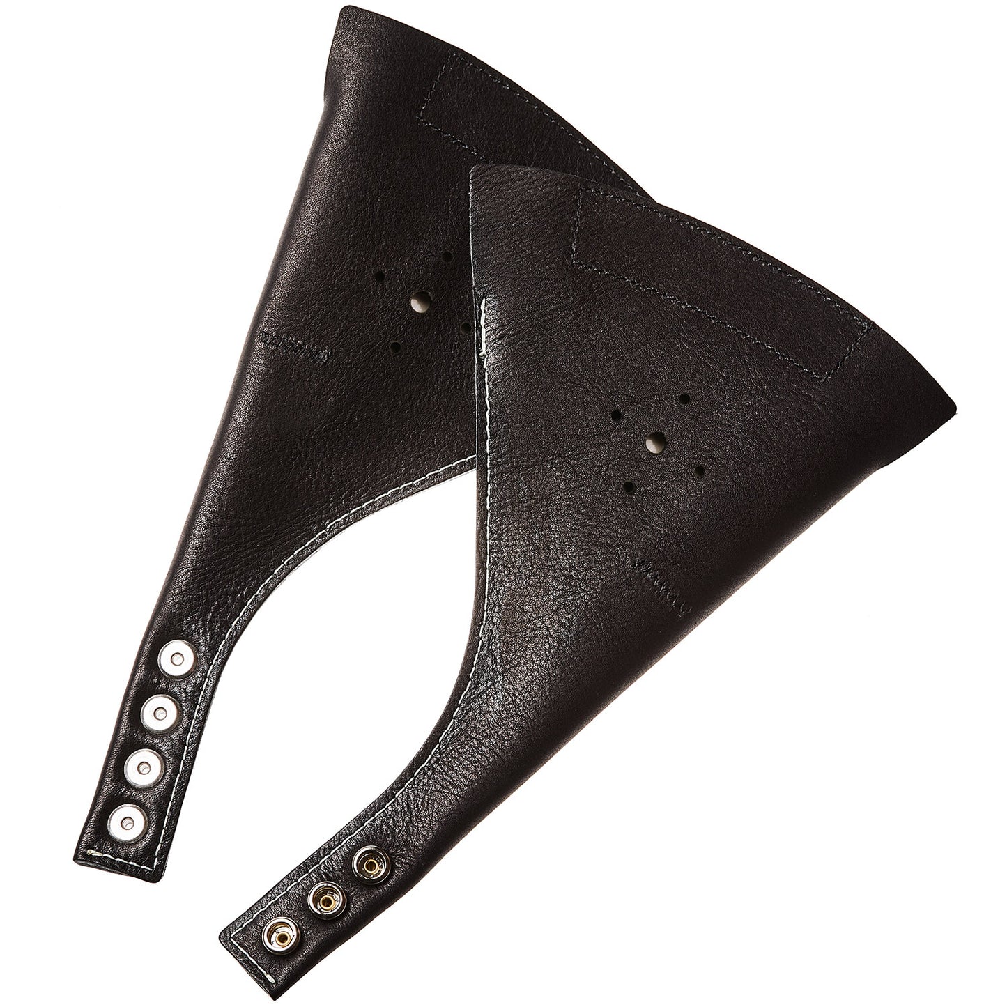 EAR COVERS GENUINE LEATHER BLACK