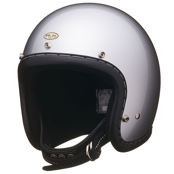 SUPER MAGNUM XXL SIZE GENUINE LEATHER TRIM BLACK LEATHER SILVER METALLIC