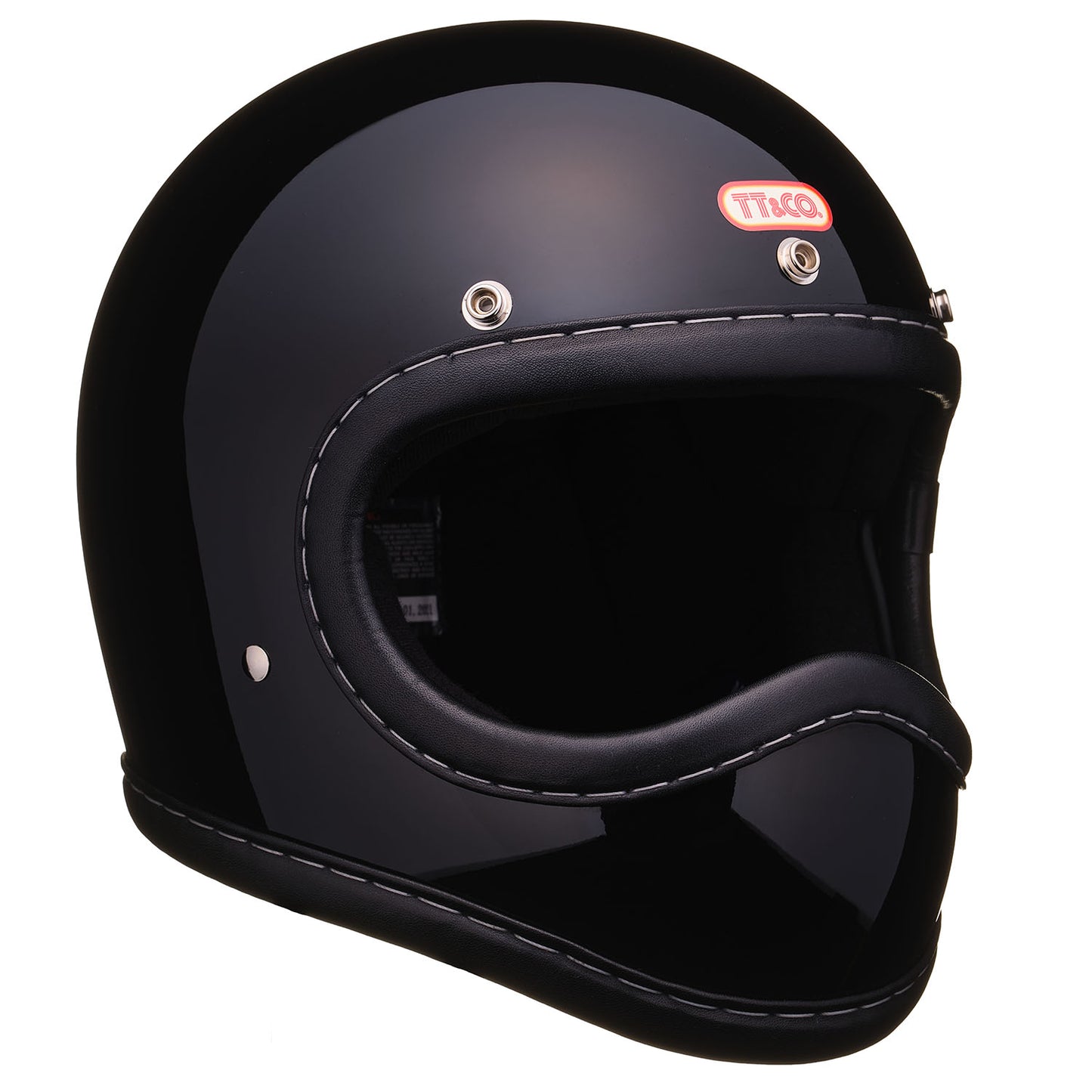 DOT TOECUTTER GENUINE LEATHER TRIM BLACK LEATHER BLACK