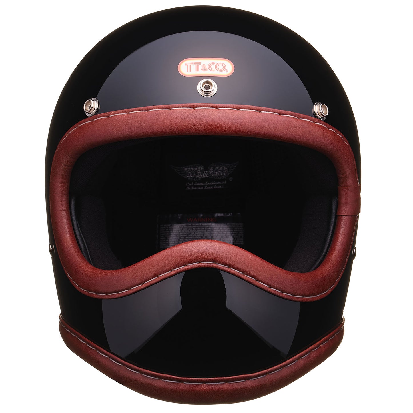 DOT TOECUTTER GENUINE LEATHER TRIM BROWN LEATHER BLACK