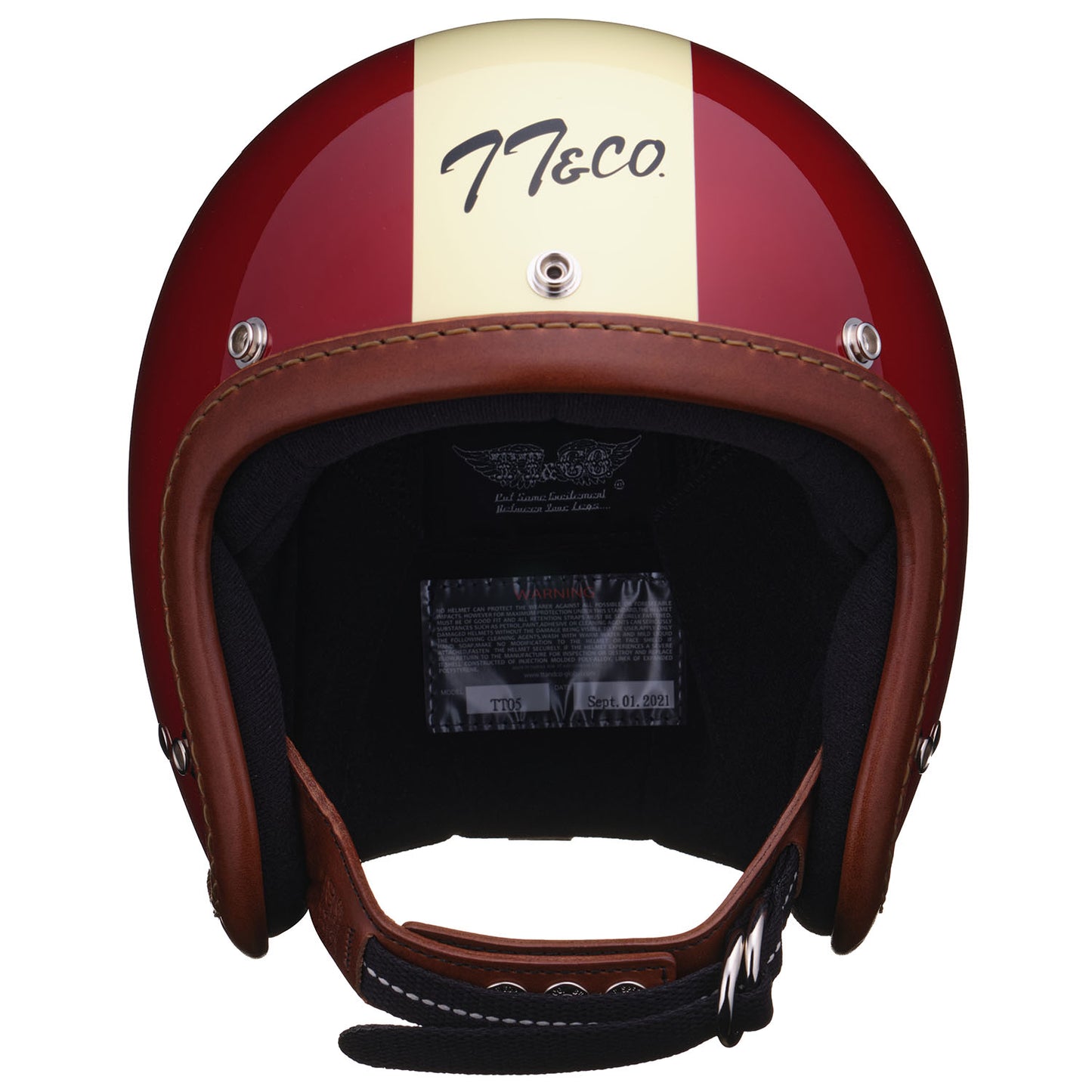 DOT SUPER MAGNUM LEATHER RIM SHOT BROWN LEATHER MAGNUM RACER RED
