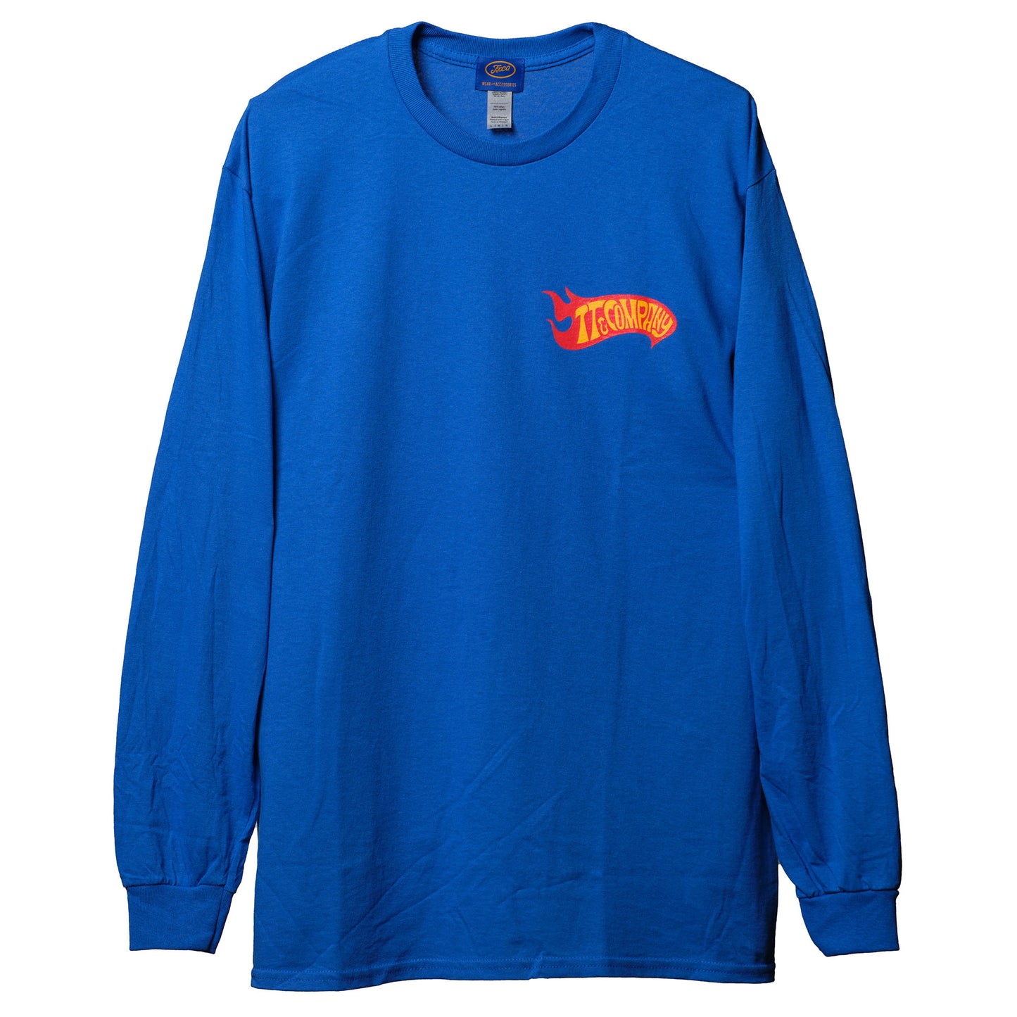 FIRE L/S T-SHIRT ROYAL BLUE