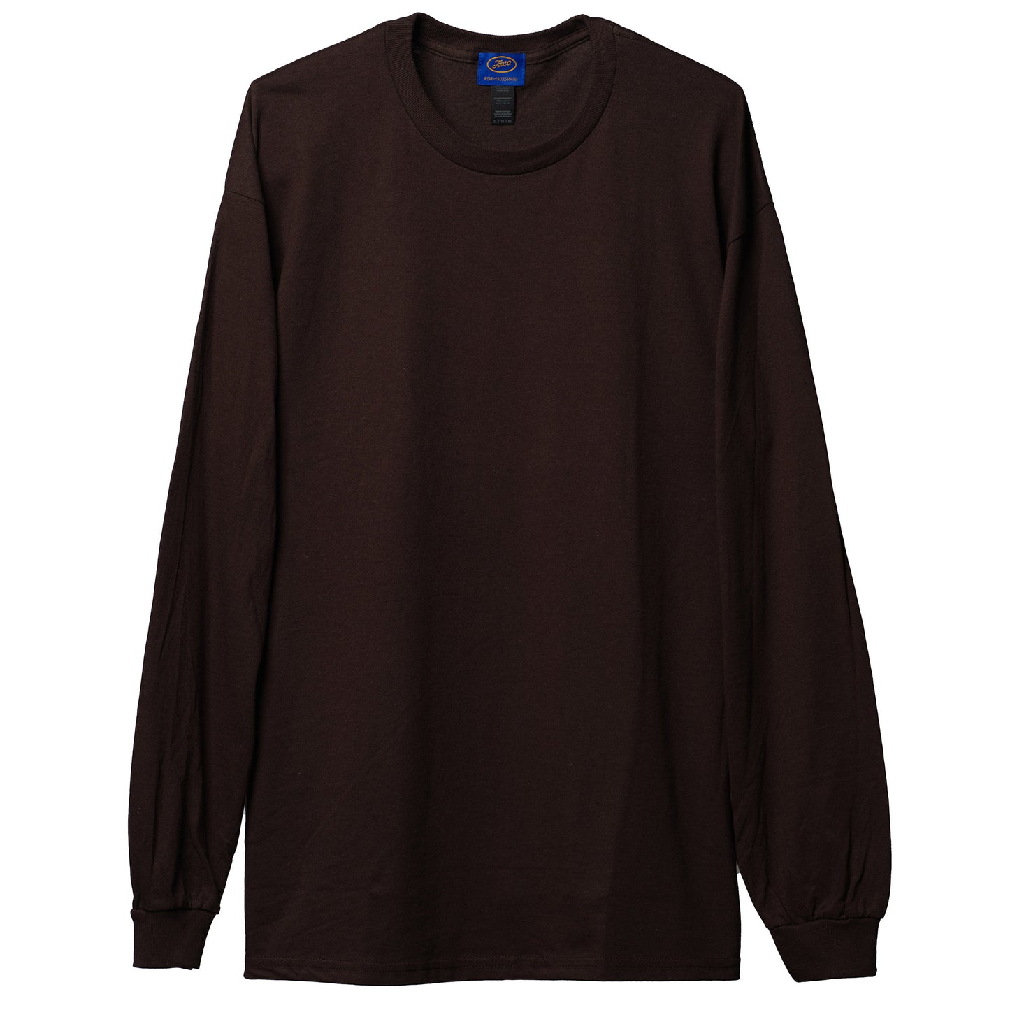 PANCHO1 L/S T-SHIRT BROWN