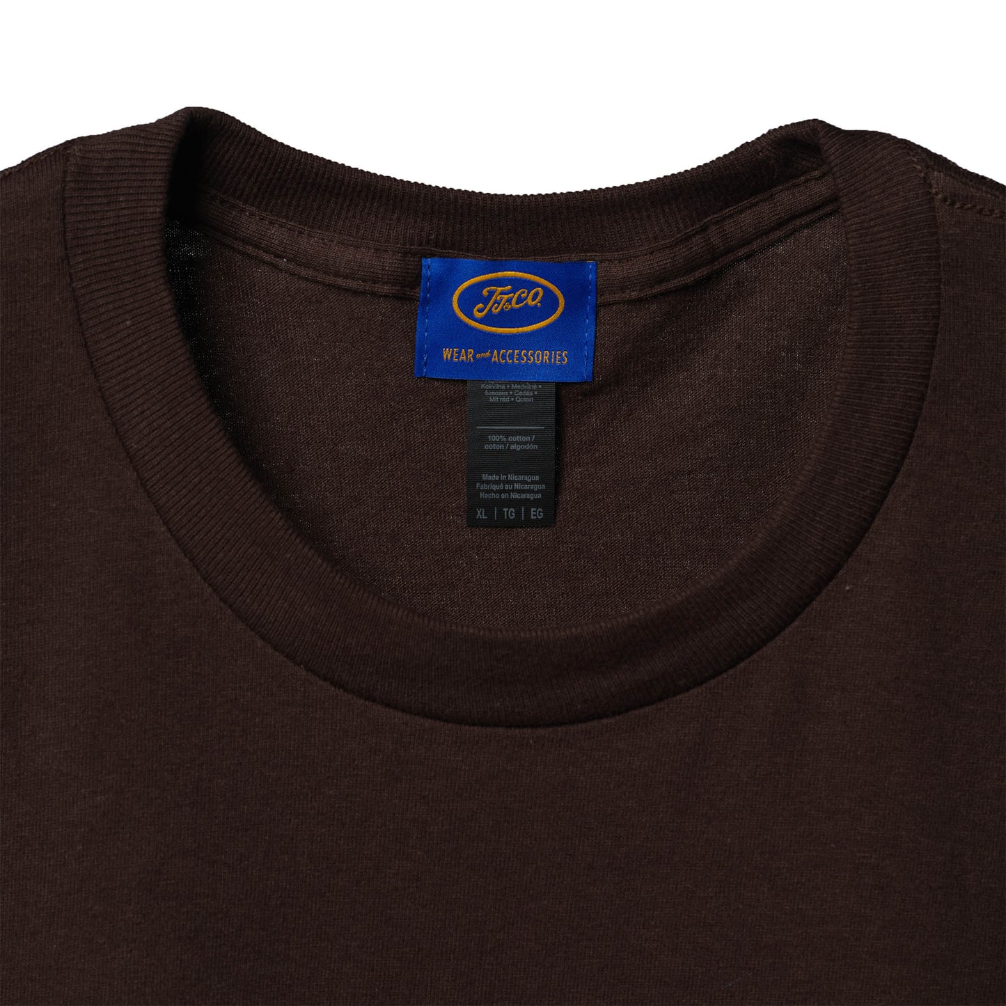 PANCHO1 L/S T-SHIRT BROWN