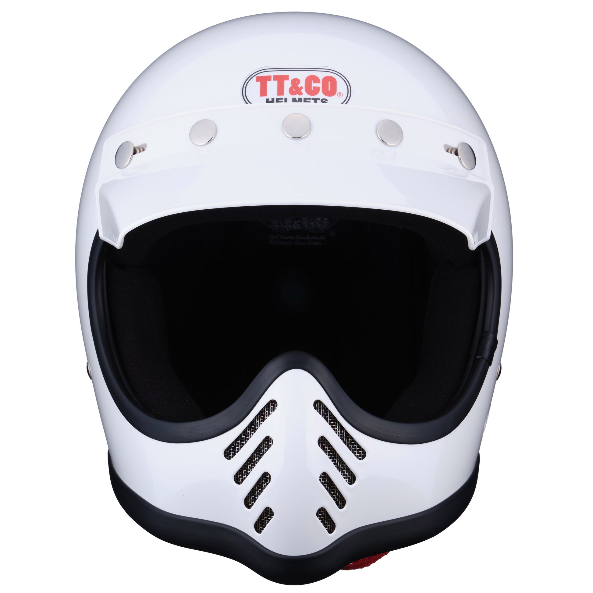 TT&CO. MOTOMOTO3 SG/DOT STANDARD WHITE front