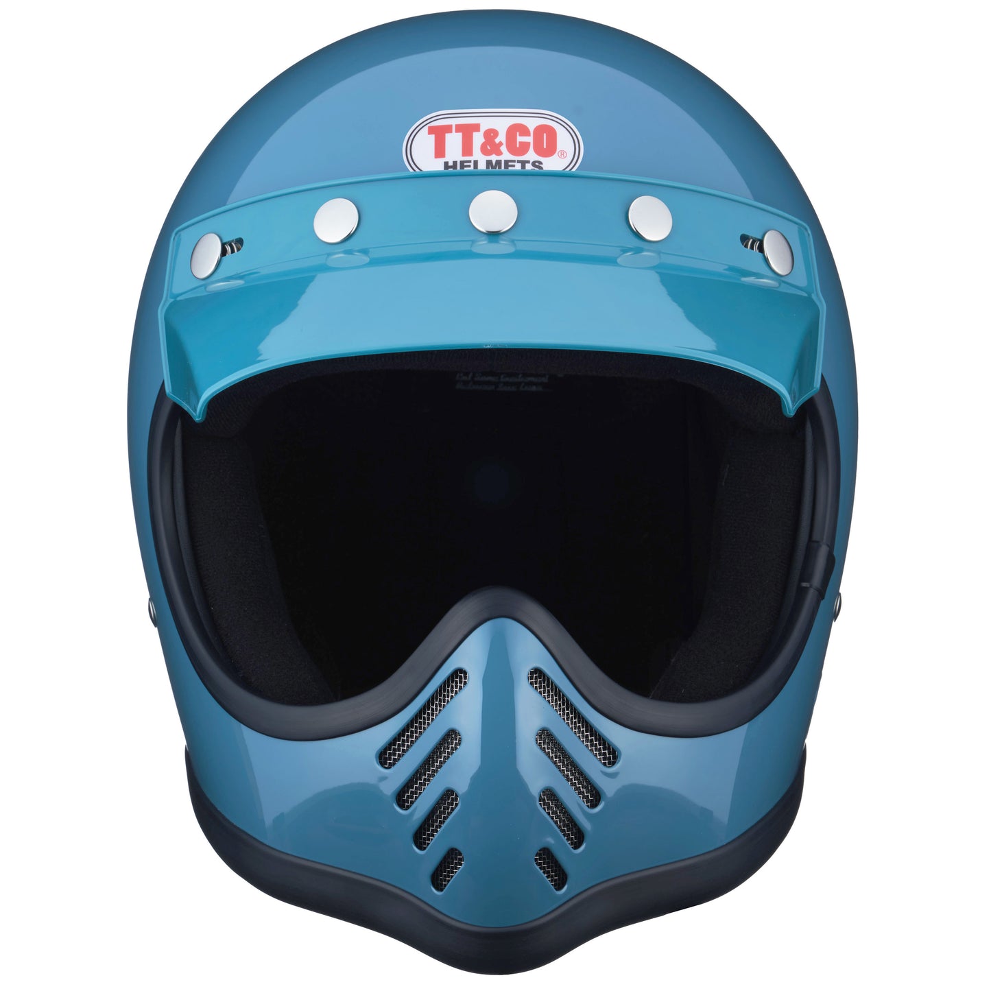 TT&CO. MOTOMOTO3 SG/DOT STANDARD CLASSIC BLUE front