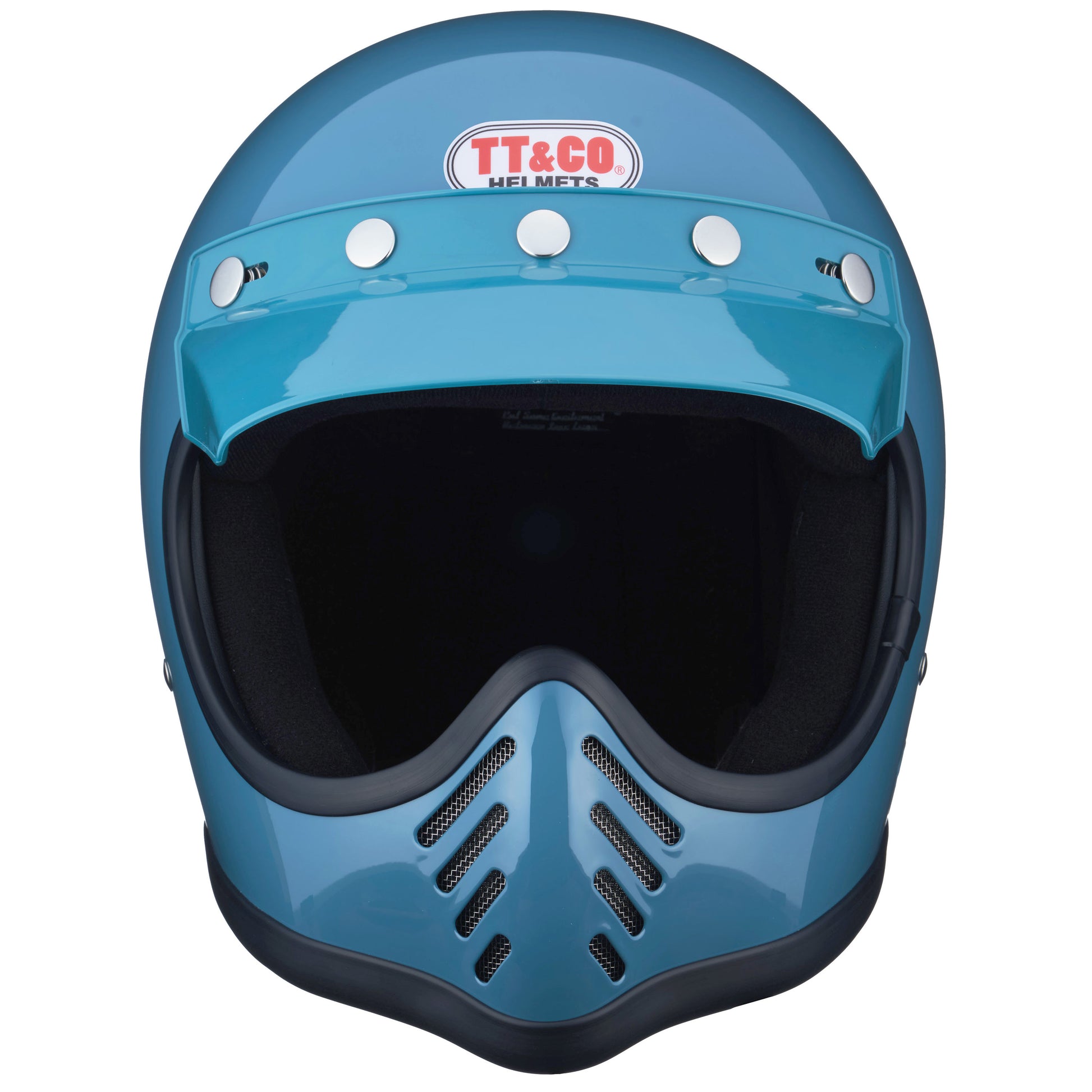 TT&CO. MOTOMOTO3 SG/DOT STANDARD CLASSIC BLUE front