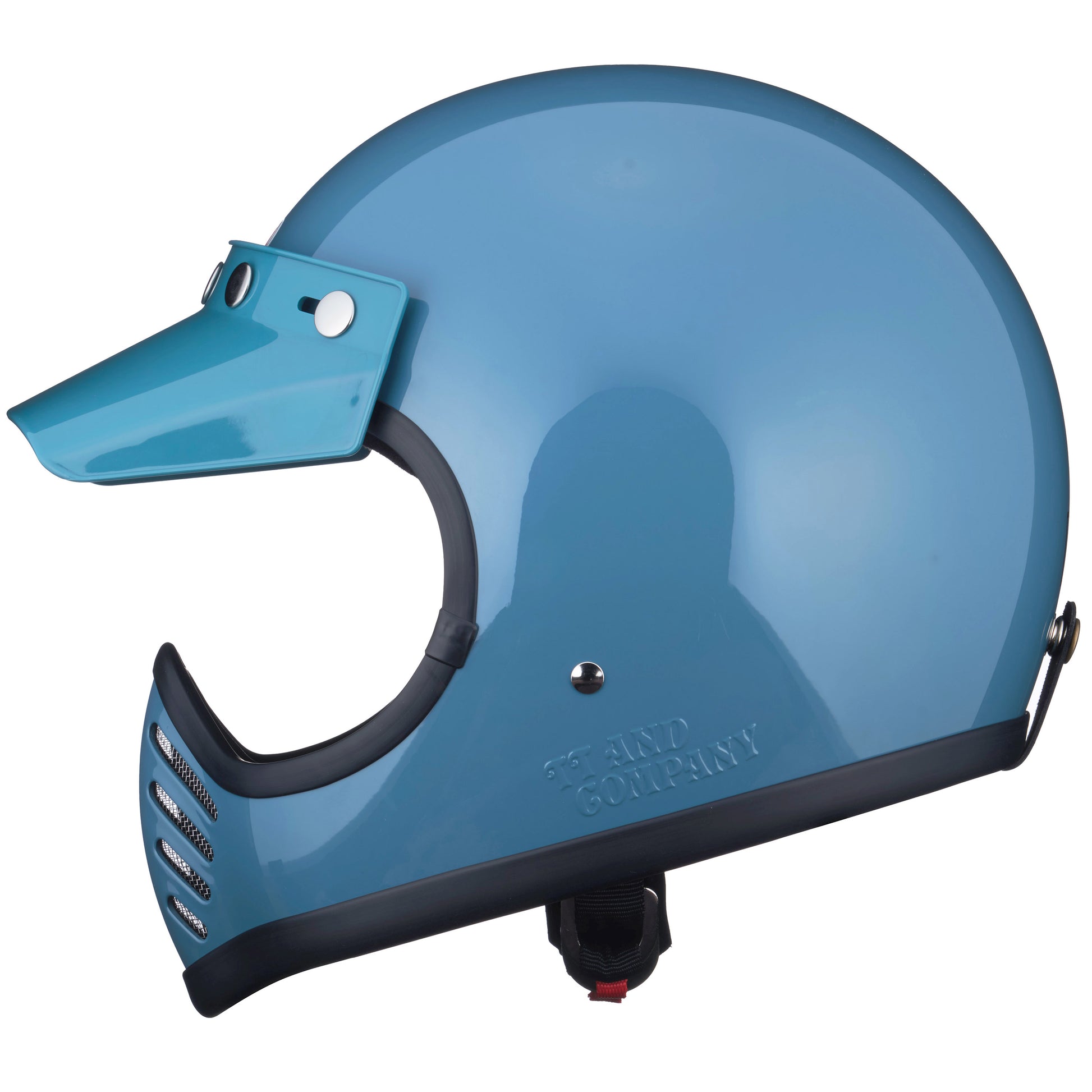 TT&CO. MOTOMOTO3 SG/DOT STANDARD CLASSIC BLUE left side