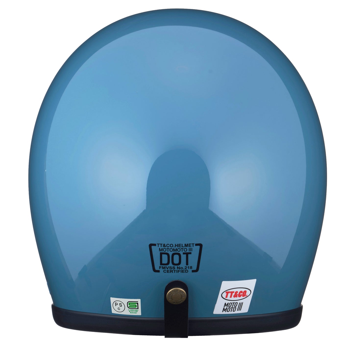 TT&CO. MOTOMOTO3 SG/DOT STANDARD CLASSIC BLUE back