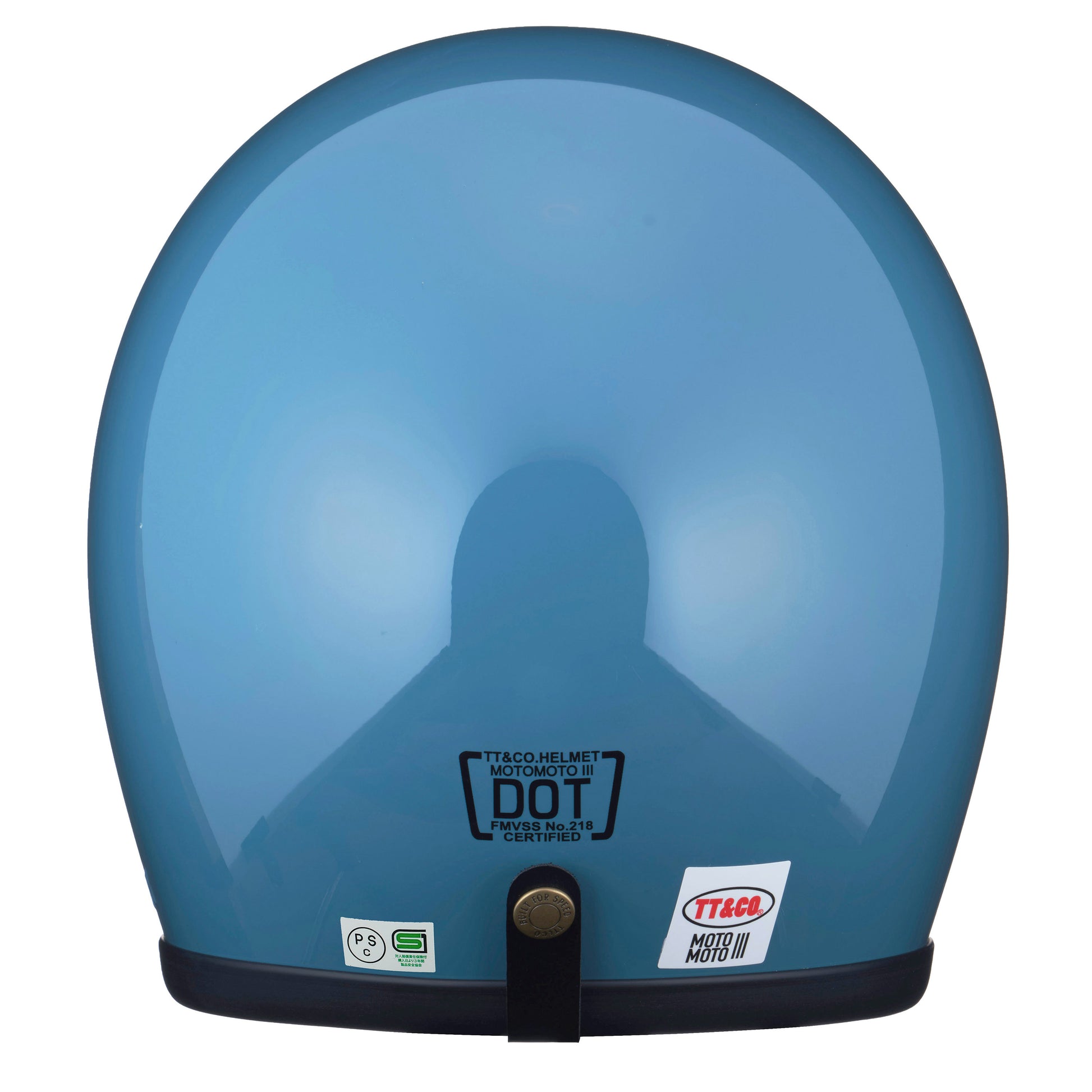TT&CO. MOTOMOTO3 SG/DOT STANDARD CLASSIC BLUE back