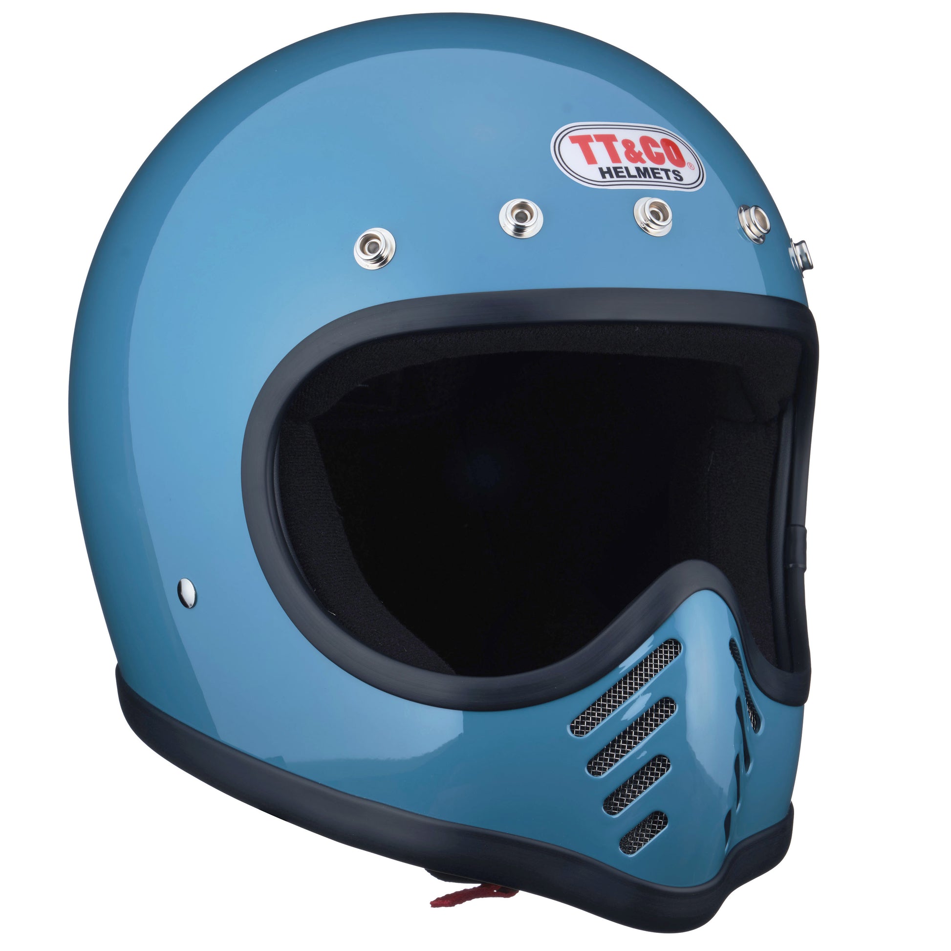TT&CO. MOTOMOTO3 SG/DOT STANDARD CLASSIC BLUE right diagonal