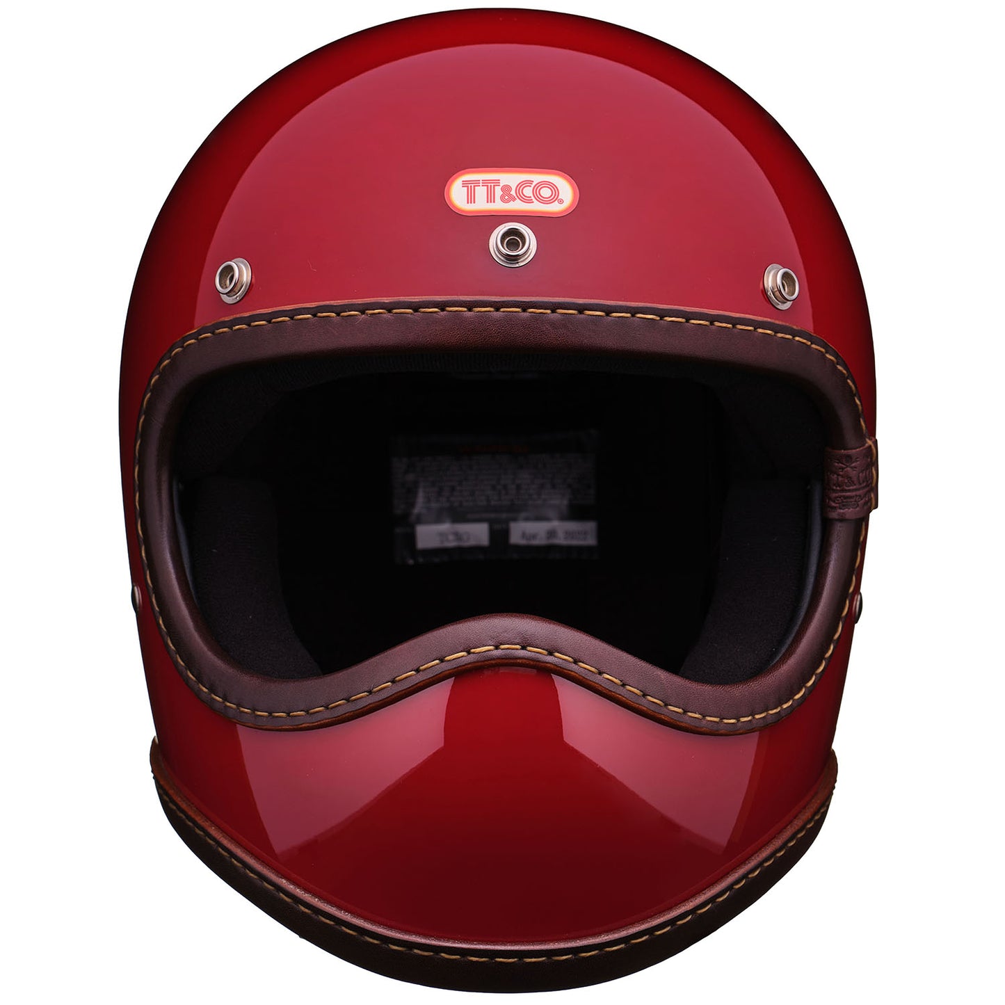 DOT TOECUTTER LEATHER RIM SHOT BLACK LEATHER RED
