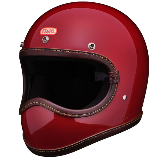 DOT TOECUTTER LEATHER RIM SHOT BLACK LEATHER RED