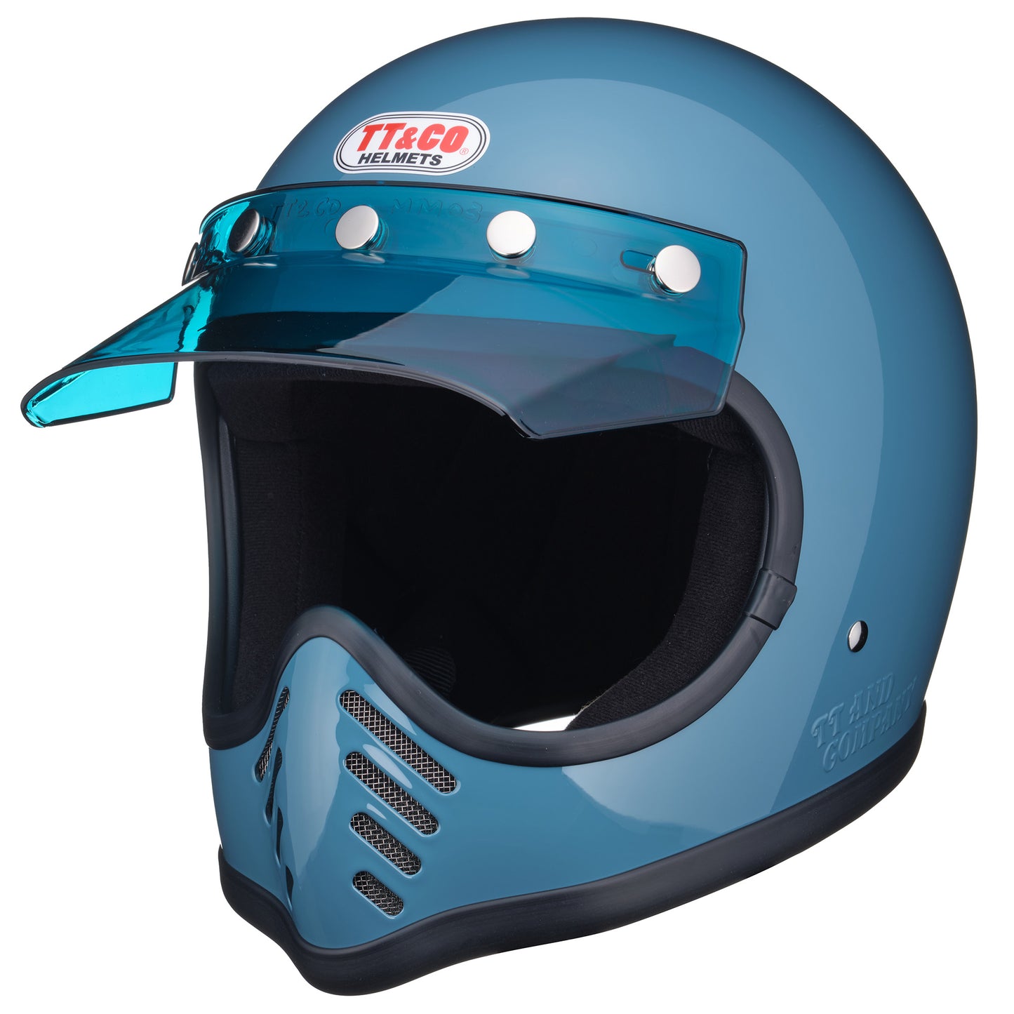 MOTOMOTO3VISOR EMERALD BLUE