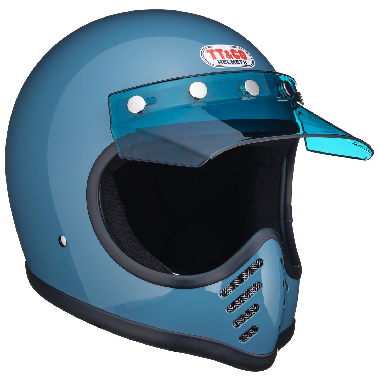 MOTOMOTO3VISOR EMERALD BLUE