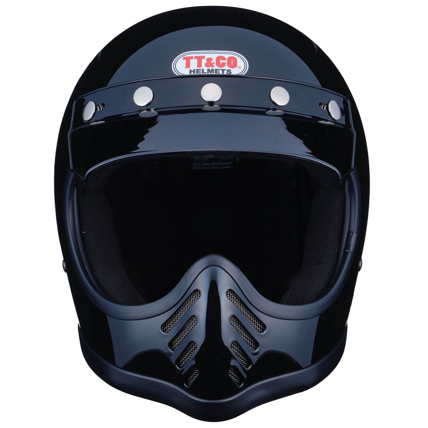 TT&CO. MOTOMOTO3 SG/DOT STANDARD BLACK front
