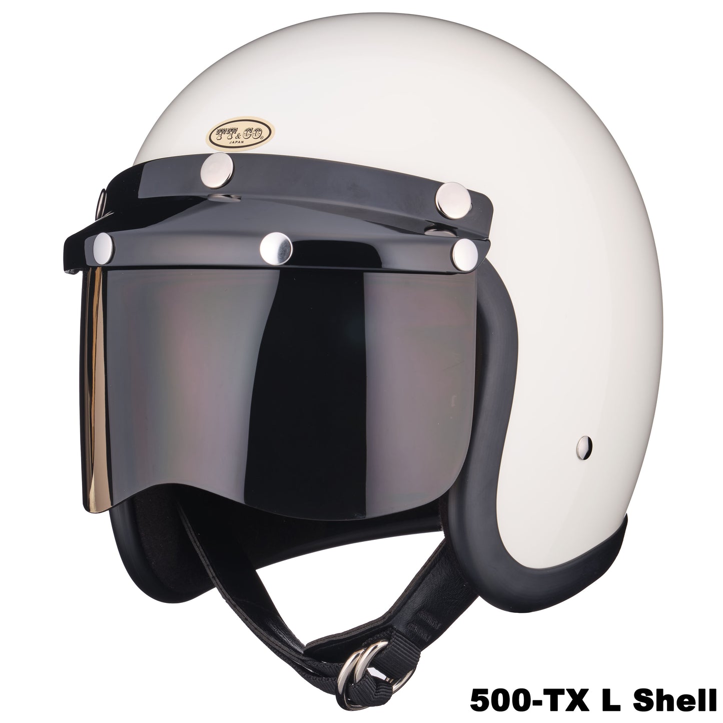MINI VISOR BLACK WITH LIGHT SMOKE SHIELD