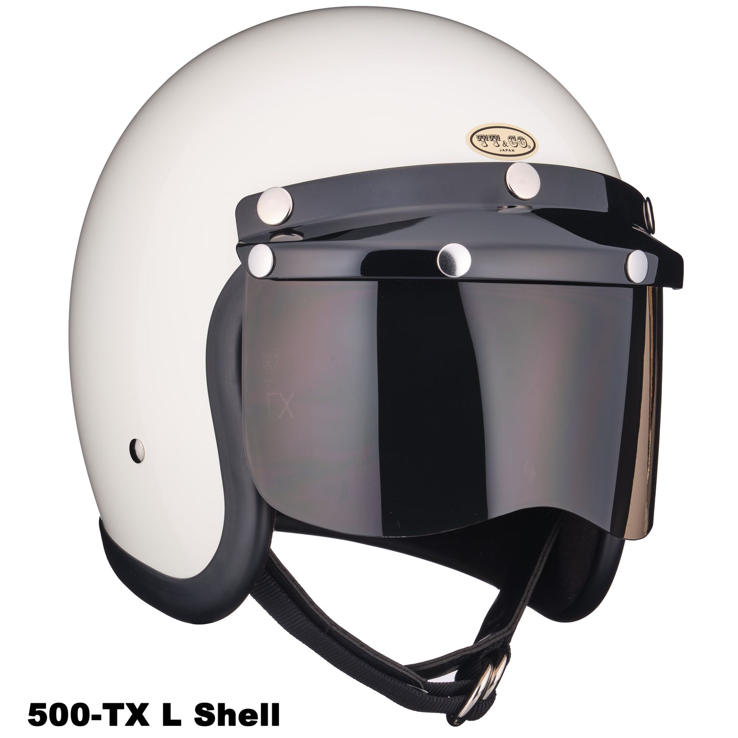 MINI VISOR BLACK WITH LIGHT SMOKE SHIELD