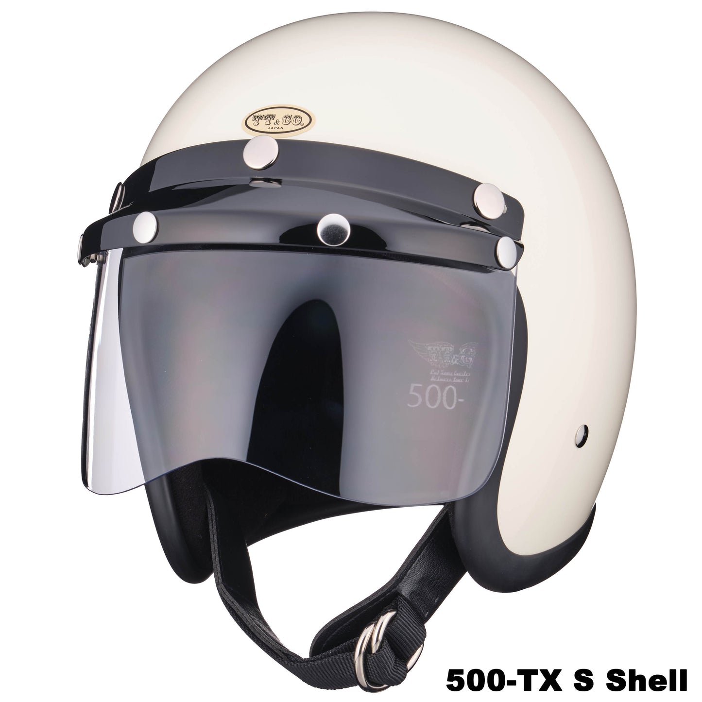 MINI VISOR BLACK WITH CLEAR SHIELD