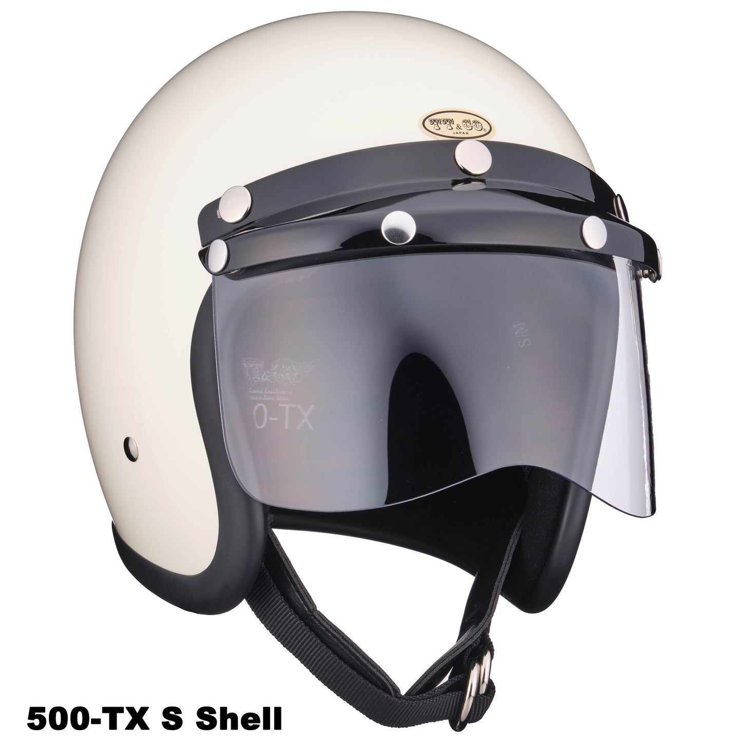 MINI VISOR BLACK WITH CLEAR SHIELD