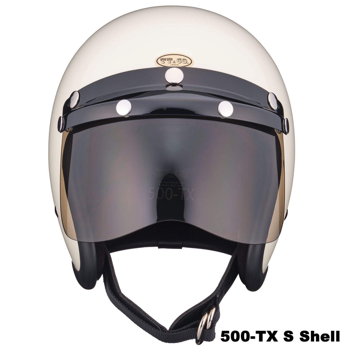 MINI VISOR BLACK WITH LIGHT SMOKE SHIELD