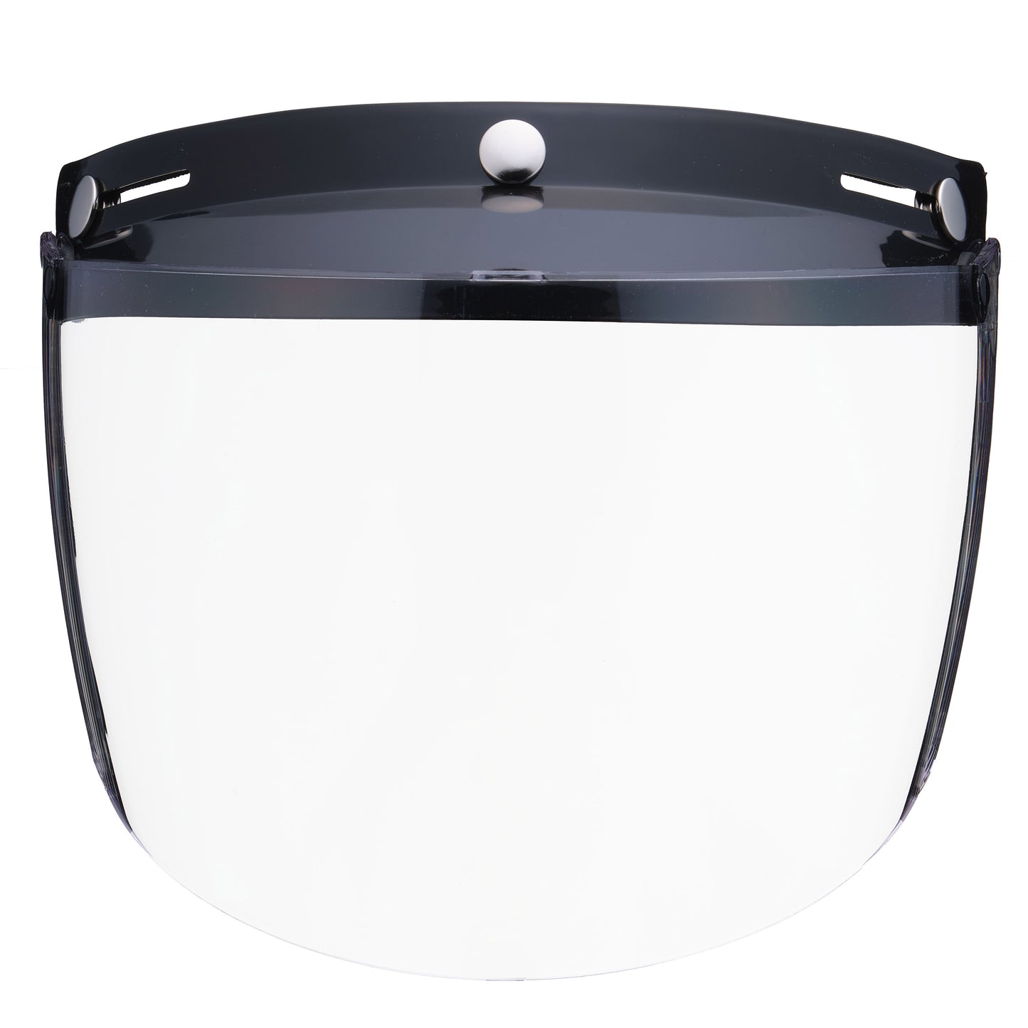 VISOR BLACK WITH FLIP UP SHIELD CLEAR