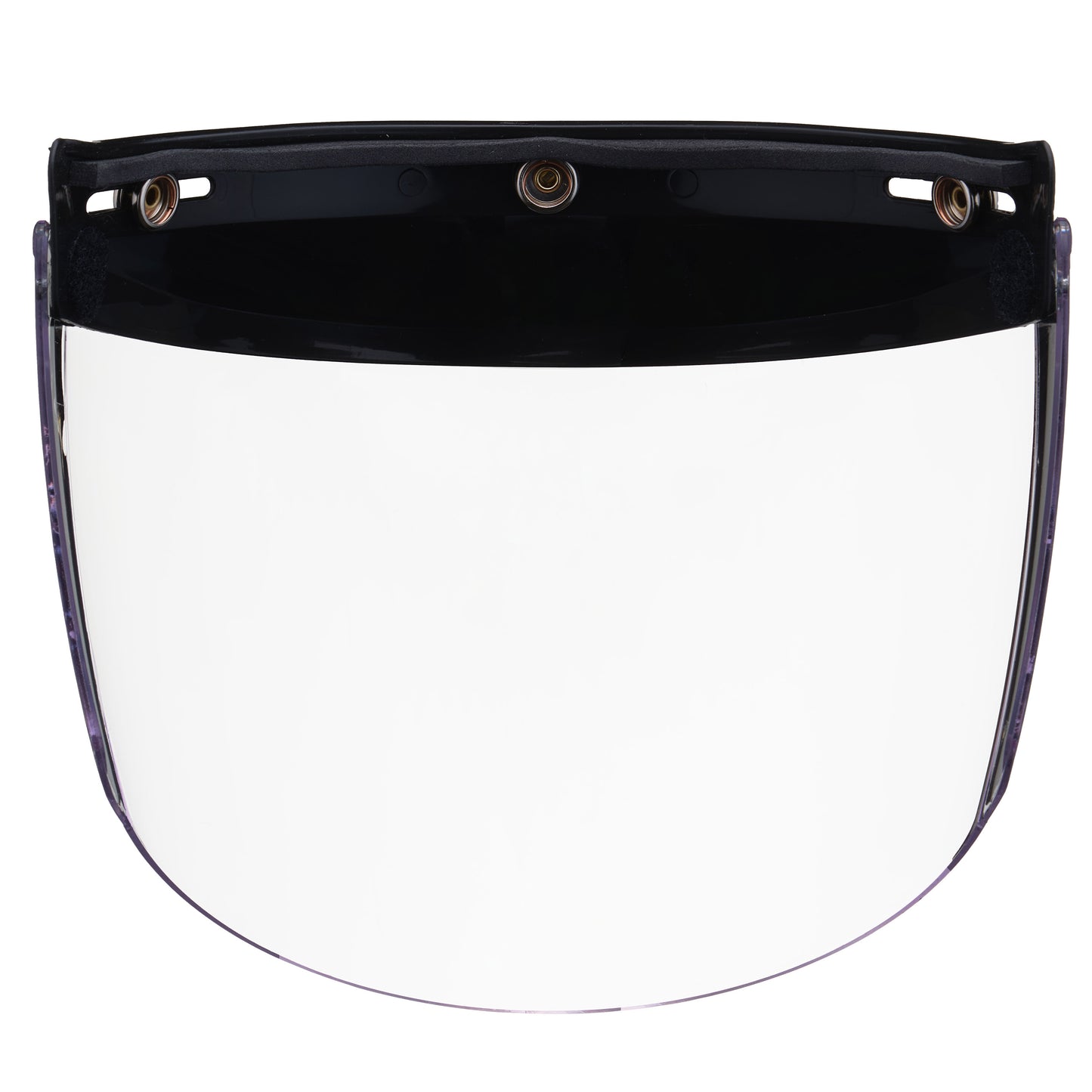 VISOR BLACK WITH FLIP UP SHIELD CLEAR
