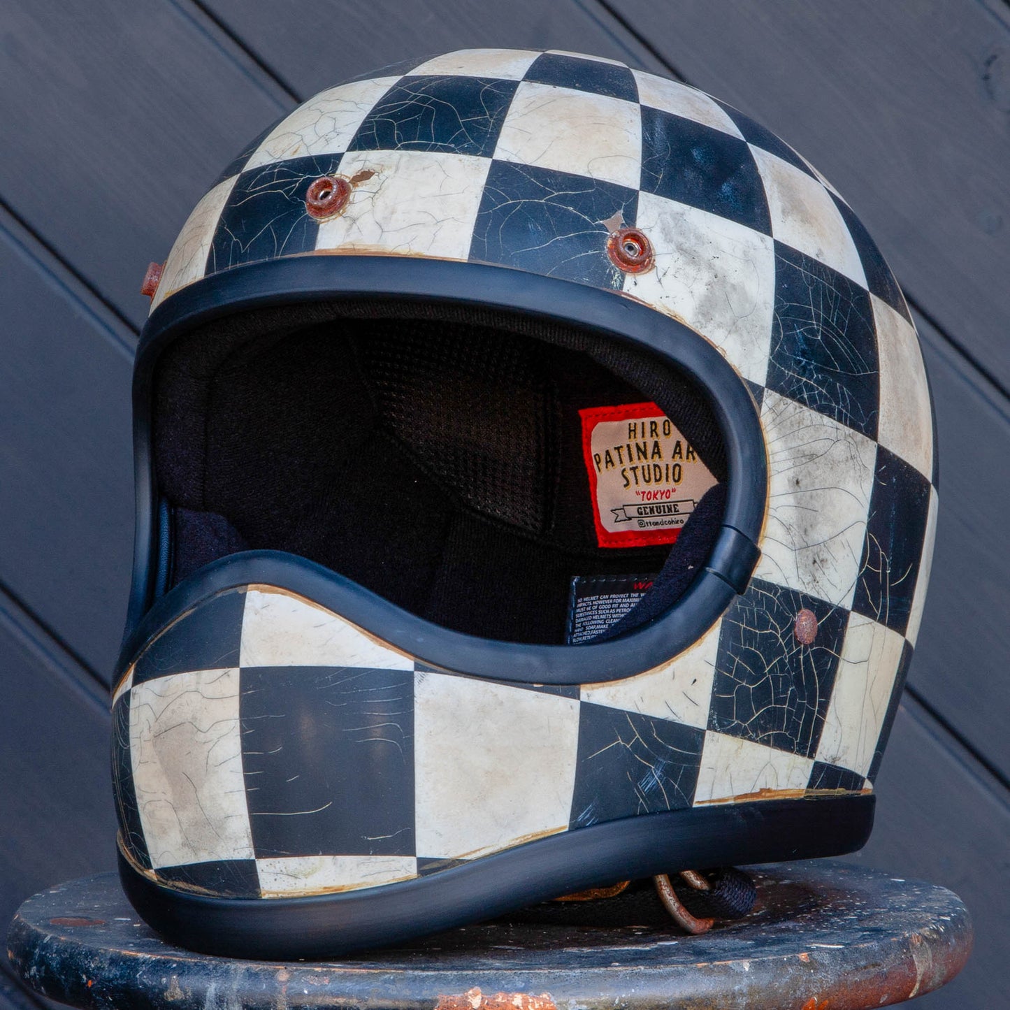 The Real Crack in Paint HIRO PATINA ART STUDIO ONLY ONE No.065