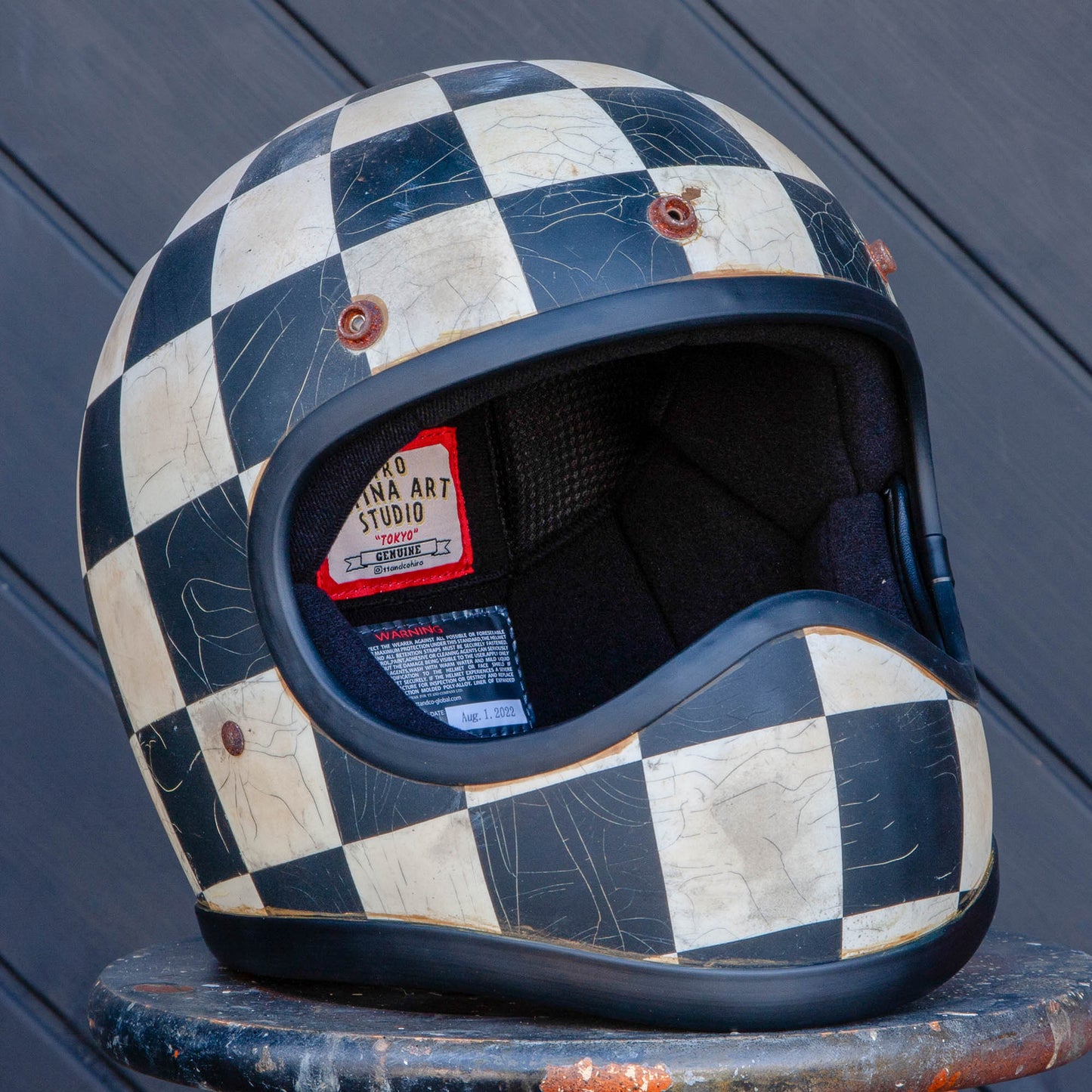 The Real Crack in Paint HIRO PATINA ART STUDIO ONLY ONE No.065