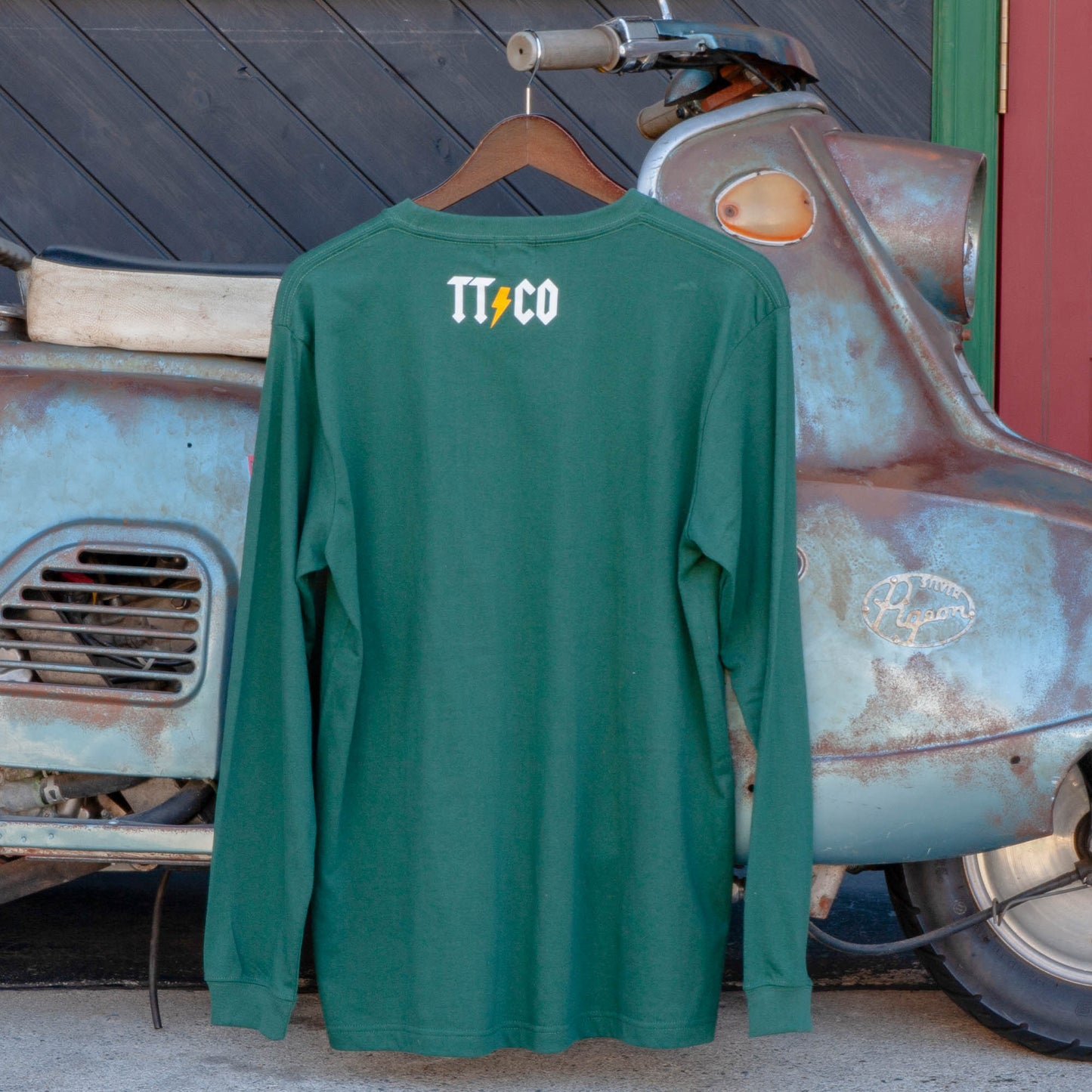 INAZUMA L/S T-SHIRT MIDORI