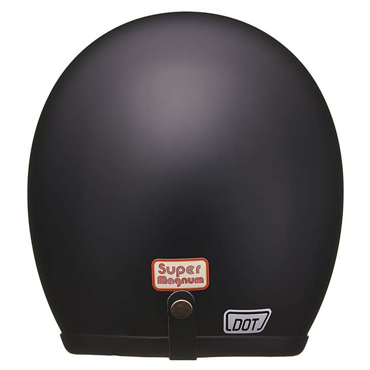 SUPER MAGNUM XXL SIZE DOUBLE STRAP BLACK LEATHER MATTBLACK