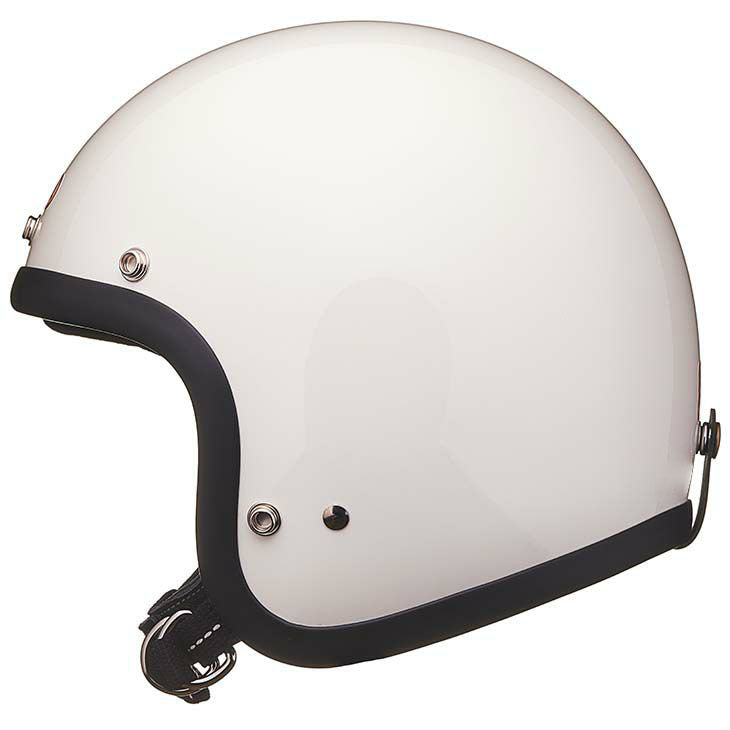 SUPER MAGNUM XXL SIZE DOUBLE STRAP BLACK LEATHER IVORY