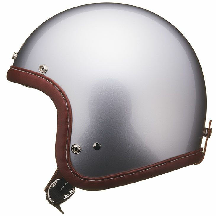 SUPER MAGNUM XXL SIZE GENUINE LEATHER TRIM BROWN LEATHER SILVER METALLIC