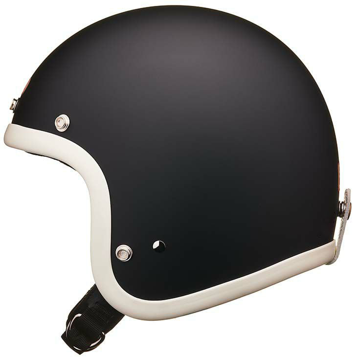 SUPER MAGNUM XXL SIZE IVORY RUBBER TRIM MATT BLACK