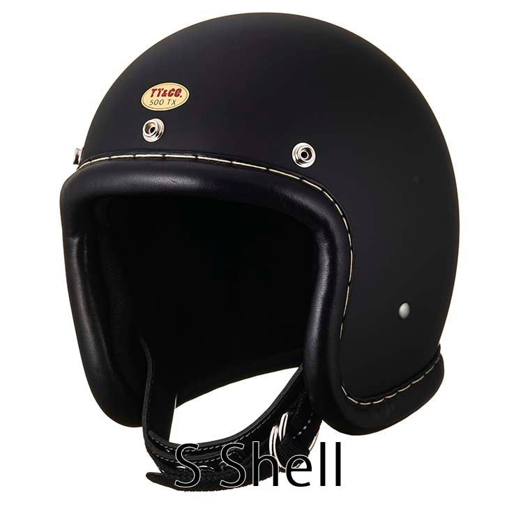 500-TX VINTAGE LEATHER TRIM BLACK LEATHER MATT BLACK