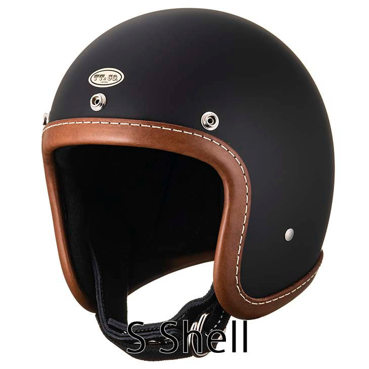 500-TX LEATHER RIM SHOT BROWN LEATHER MATT BLACK
