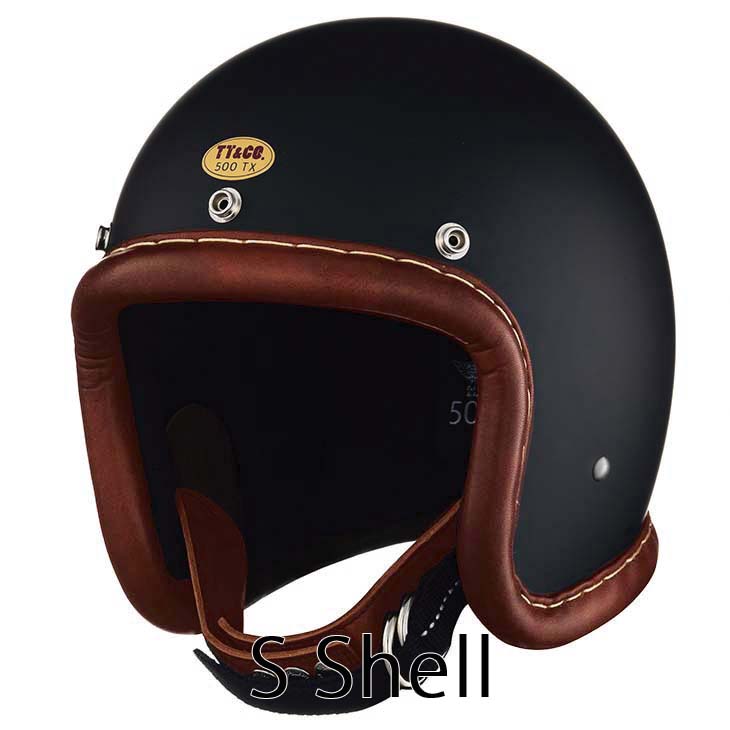 500-TX VINTAGE LEATHER TRIM BROWN LEATHER MATT BLACK