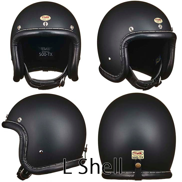 500-TX VINTAGE LEATHER TRIM BLACK LEATHER MATT BLACK