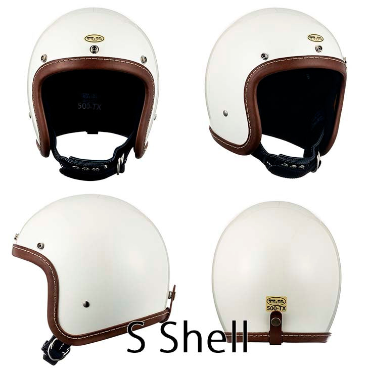 500-TX LEATHER RIM SHOT BROWN LEATHER IVORY